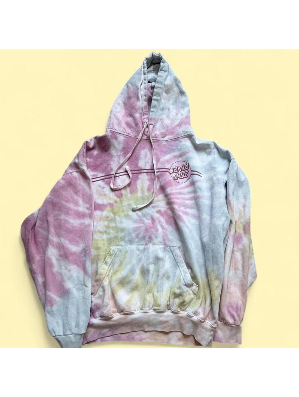 Santa Cruz "Other Dot" Pastel Tie Dye Hoodie